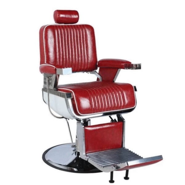SILLON BARBERO ROJO/BLANCO ITEM 88039
