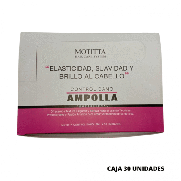 AMPOLLA MOTITA CONTROL DE DAÑO KALLOS 30 X15ML CAJA