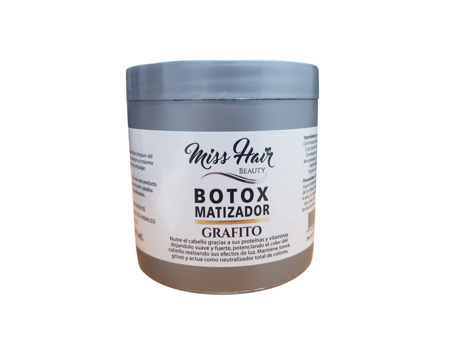 6b950aaf-997b-4a40-b90c-87deda9fdbf9 BOTOX MATIZADOR GRAFITO MISS HAIR 500ML - Imagen 1