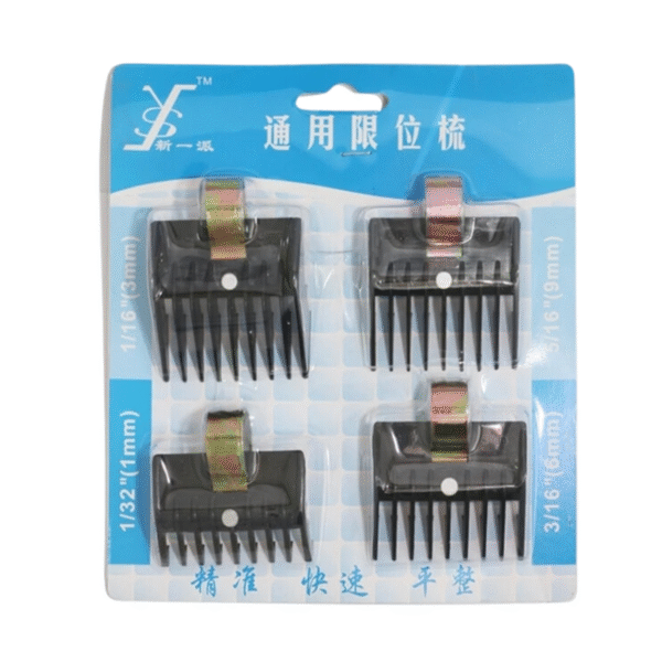 SET DE 4 PEINES DE ALZADA