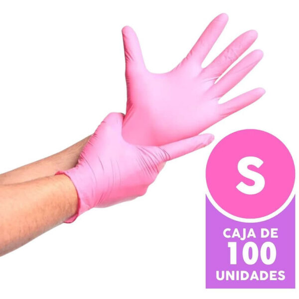 CAJA DE GUANTES DE NITRILO HEILE TALLA S 100UDS