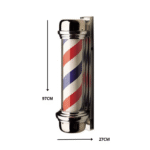 POLE BARBER ITEM HD-95 CORTO (BLANCO-ROJO-AZUL) - Imagen 2