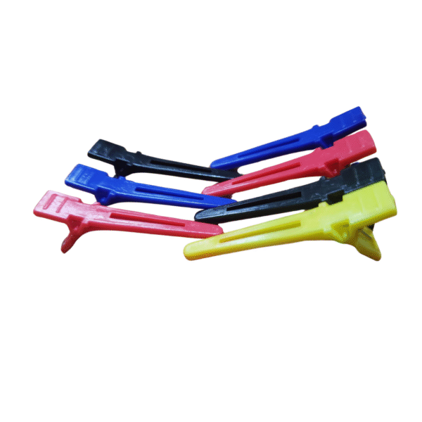 PINZAS PLASTICAS PARA EL CABELLO DE COLORES CAJA X 70U