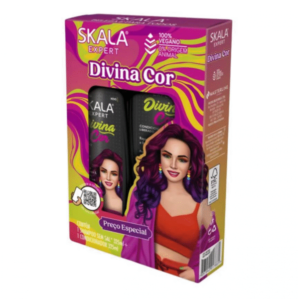 PACK SHAMPOO + ACOND SKALA DIVINA COR 325ML