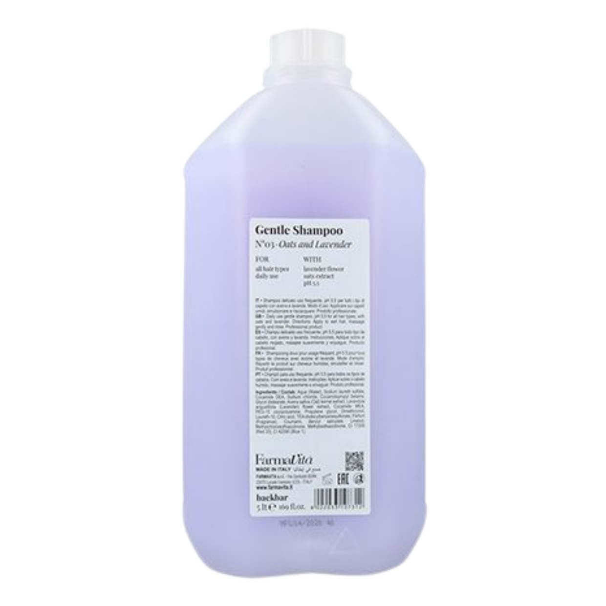 8022033107312 BACKBAR GENTLE SHAMPOO N°3 LAVANDA 5000ML - Imagen 1