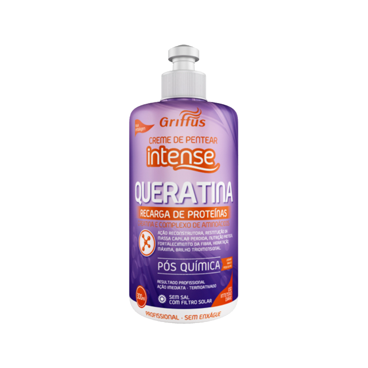 CREMA-DE-PEINAR-QUERTINA-GRIFFUS-2.png CREMA DE PEINAR GRIFFUS QUERATINA 300ML - Imagen 1