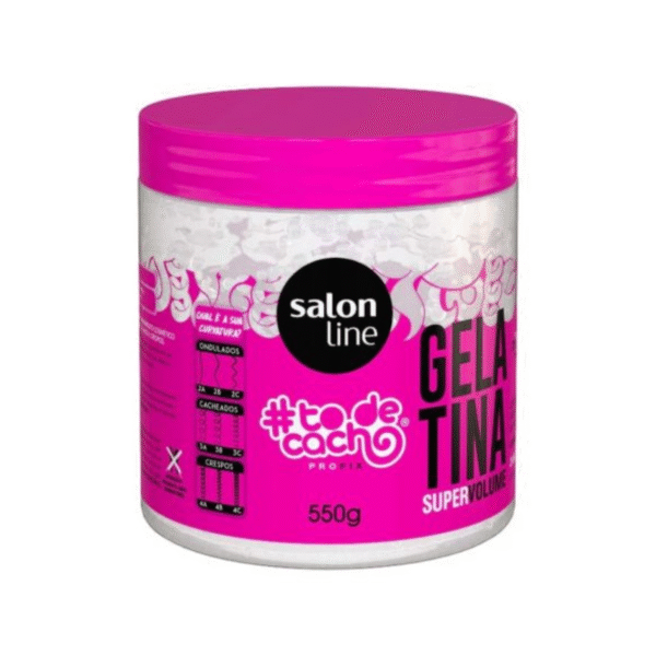TODECACHO GELATINA GEL VOLUMEN(ROSADA) 550G SALON LINE