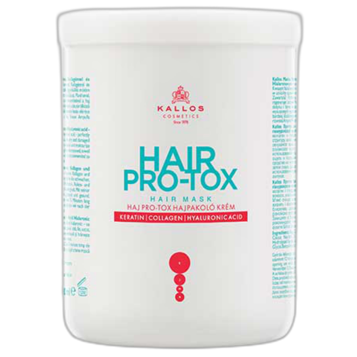 Hair-ProTox-Mask-1000.png KJMN HAIR PRO-TOX HAIR MASK 1000ML KALLOS - Imagen 1