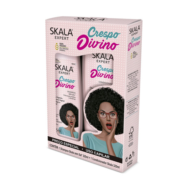 PACK SHAMPOO + ACOND SKALA CRESPO DIVINO 325ML
