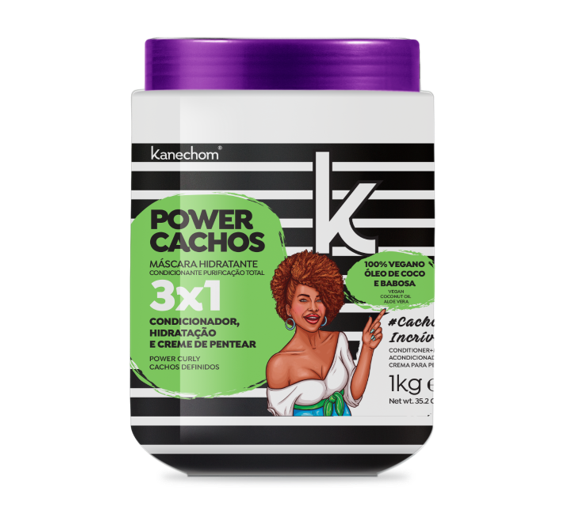 MASCARA KANECHOM POWER CACHOS 3X1 1KG