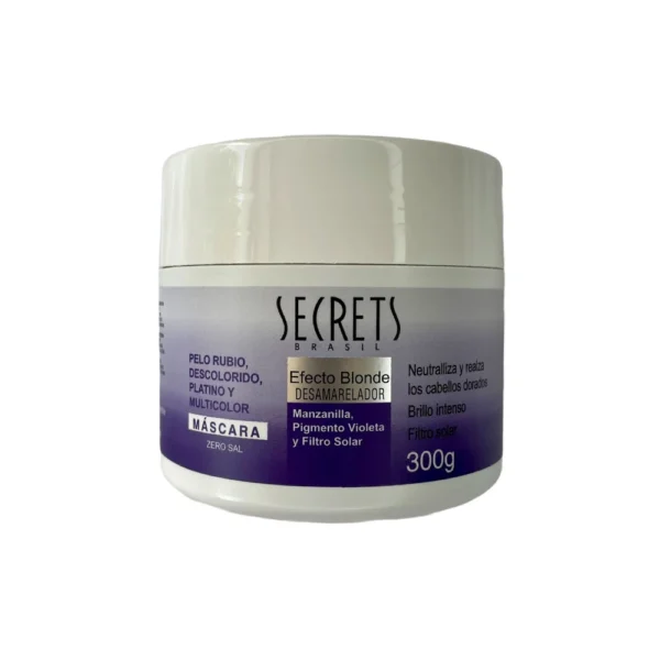 MASCARA MATIZADOR SECRETS EFECTO BLONDE 300 GRS