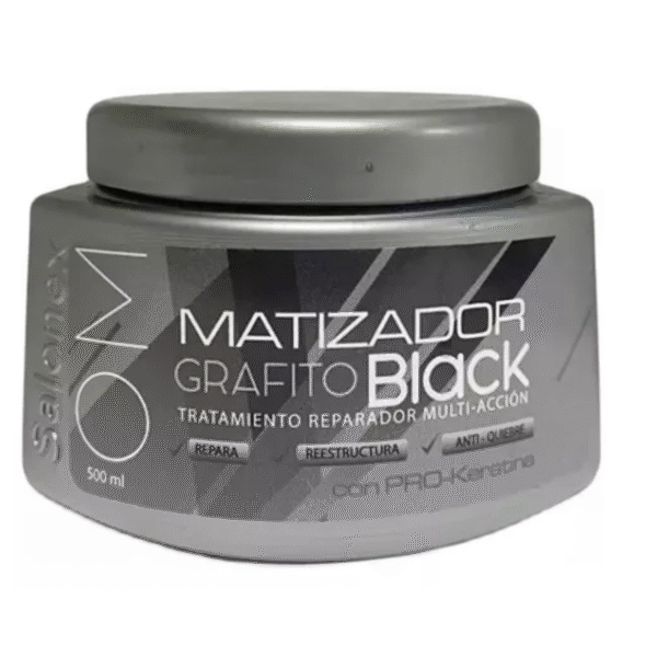 MATIZADOR OM EN CREMA GRAFITO 500ML SALONEX