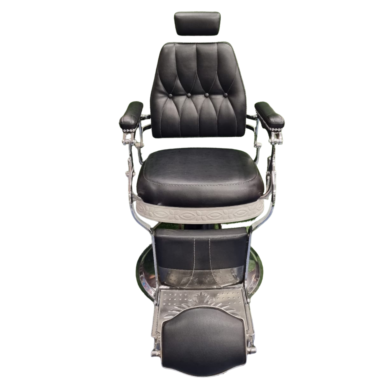 MUEBLE 16. SILLON BARBERO NEGRO/BLANCO ITEM H-B033 - Imagen 1