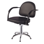 SILLA DE PELUQUERIA NEGRA ITEM A225 GLOBAL CARE