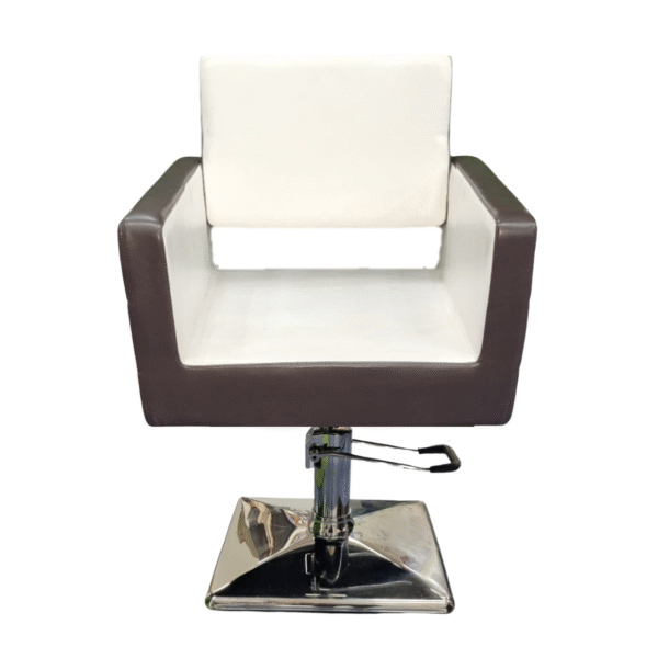 SILLA DE PELUQUERIA CAFE/BLANCA ITEM H-A198