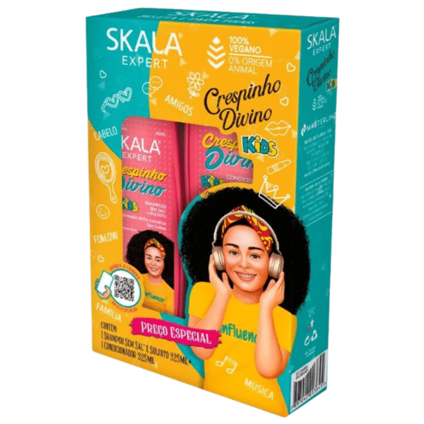 PACK SHAMPOO + ACOND SKALA CRESPINHO DIVINO 325ML