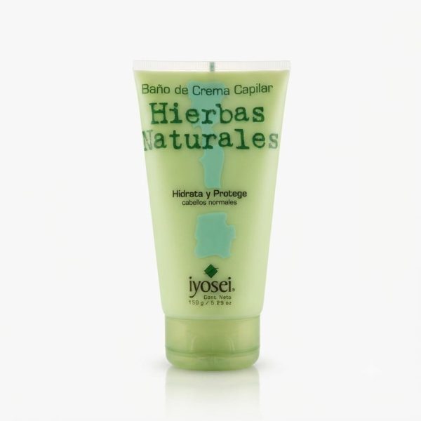 BAÑO DE CREMA CAPILAR HIERBAS NATURALES IYOSEI 150GR