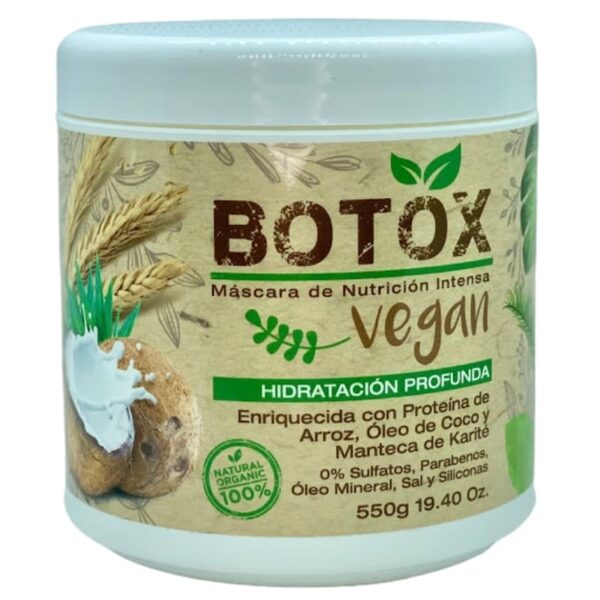 BOTOX VEGAN HIDRATACION PROFUNDA 550 ML.