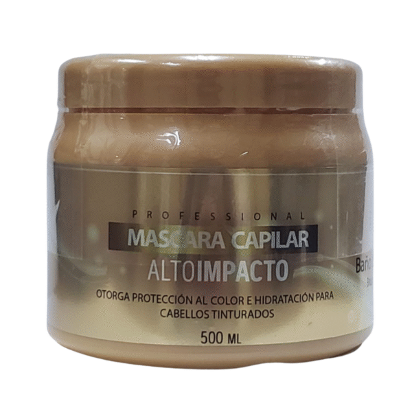 MASCARA CAPILAR ALTO IMPACTO( BAÑO DE SEDA) 500ML