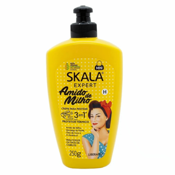 CREMA PARA PEINAR AMIDO DE MILHO 3 EN 1 SKALA 250G