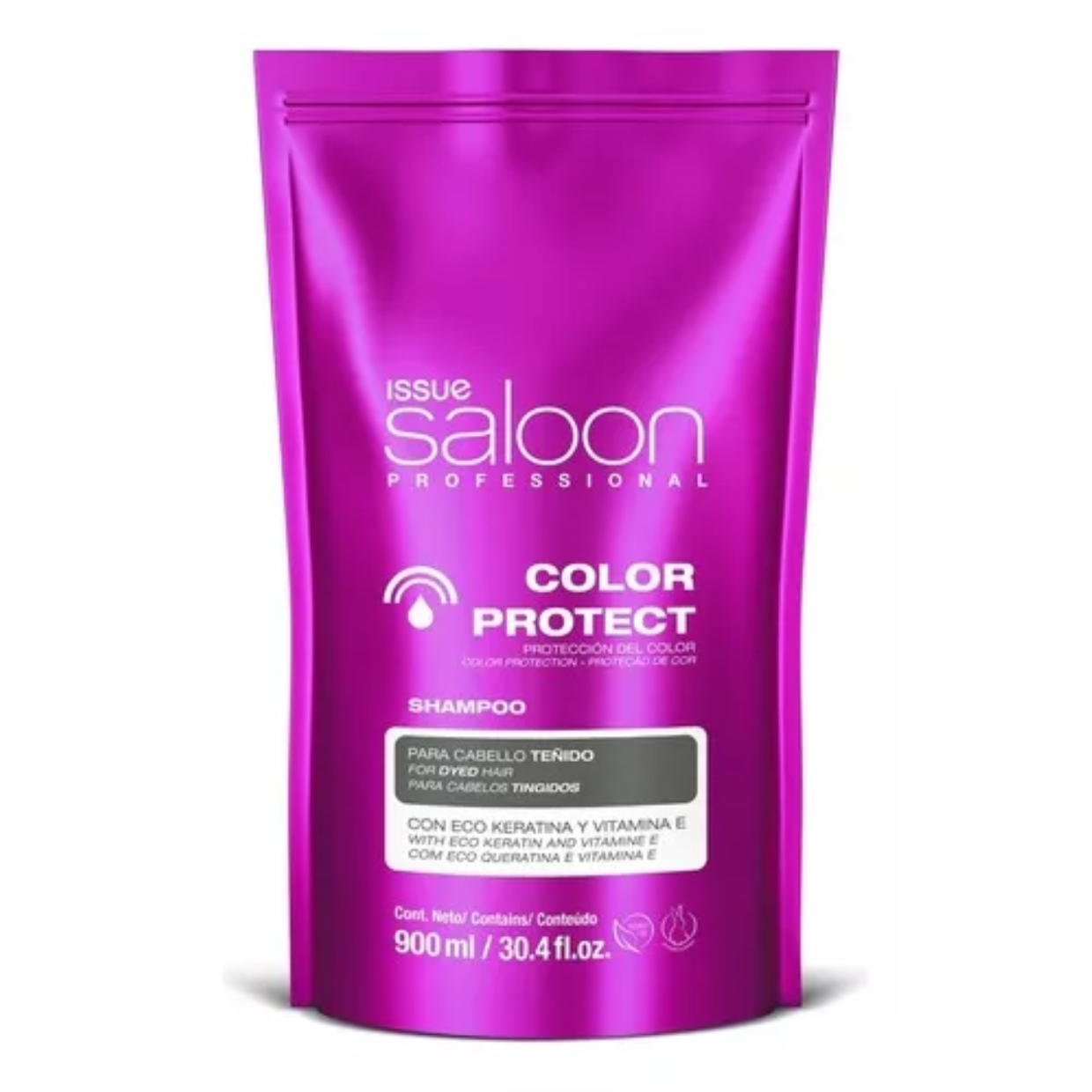 7793008017691 SHAMPOO ISSUE SALOON COLOR PROTECT 900 ML - Imagen 1