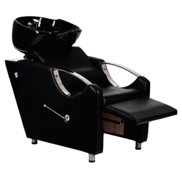 LAVAPELO NEGRO RECLINABLE CON ALZA PIE ITEM 91858