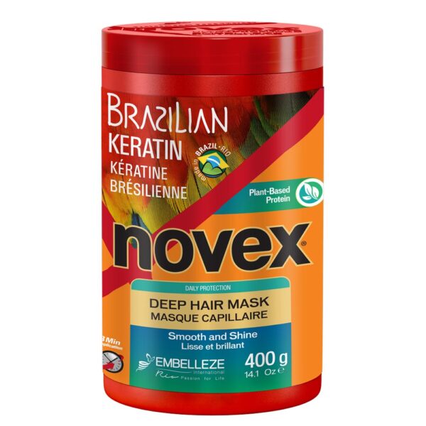 MASCARA BRAZILIAN KERATIN 400G NOVEX