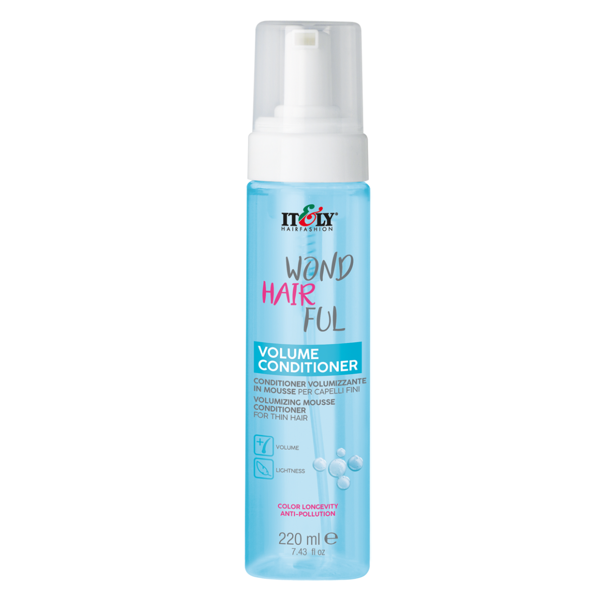 8029840016059 VOLUMEN CONDITIONER 200ML ITELY HAIRFASHION - Imagen 1