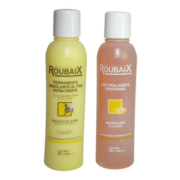 KIT LIQUIDO PERMANENTE PLUS ROUBAIX 250ML (AMARILLO)