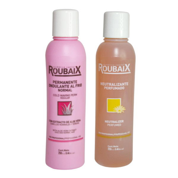 KIT LIQUIDO PERMANENTE NORMAL ROUBAIX 250ML (ROSADO)