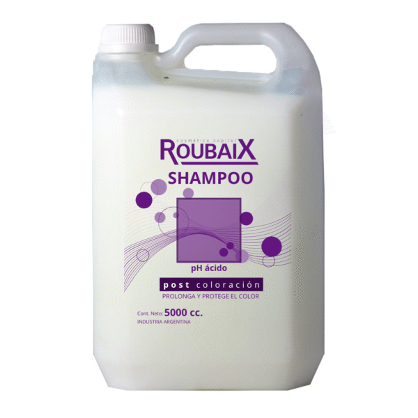 SHAMPOO ROUBAIX 5 LTS. POST COLORACION PH ACIDO
