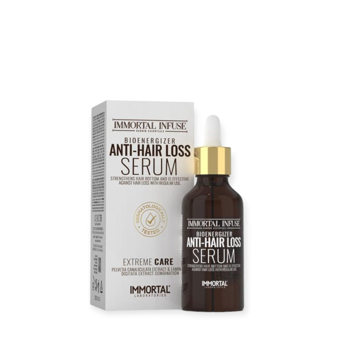 8682225552827 IMMORTAL INFUSE ANTI-HAIR LOSS SERUM 50ML - Imagen 1