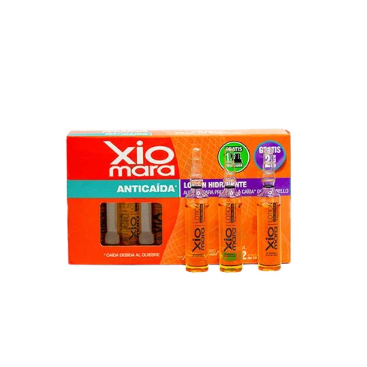 7501846501308 AMPOLLA XIOMARA ANTICAIDA 10ML X12 CAJA - Imagen 1