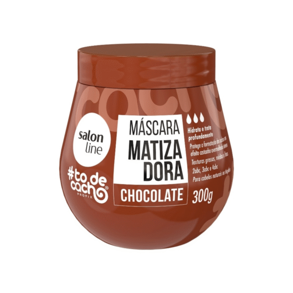 TODECACHO MASCARA MATIZADORA CHOCOLATE 300G SALON LINE