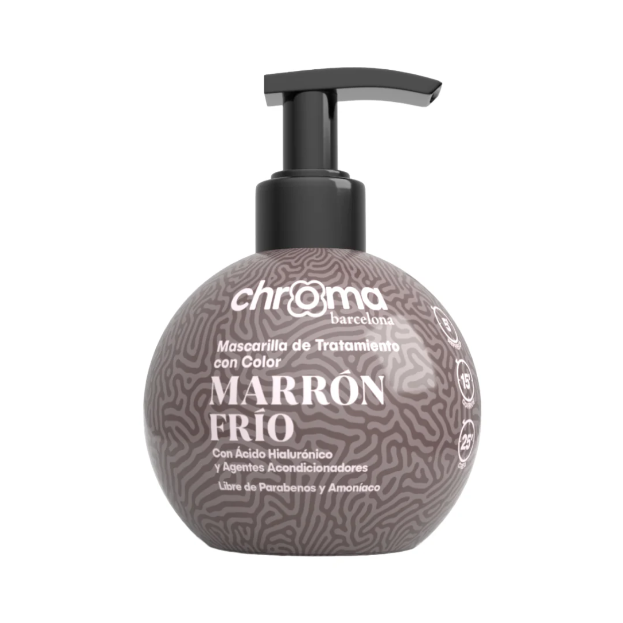0731416423588 CHROMA BARCELONA MATIZADOR MARRON FRIO 250ML - Imagen 1