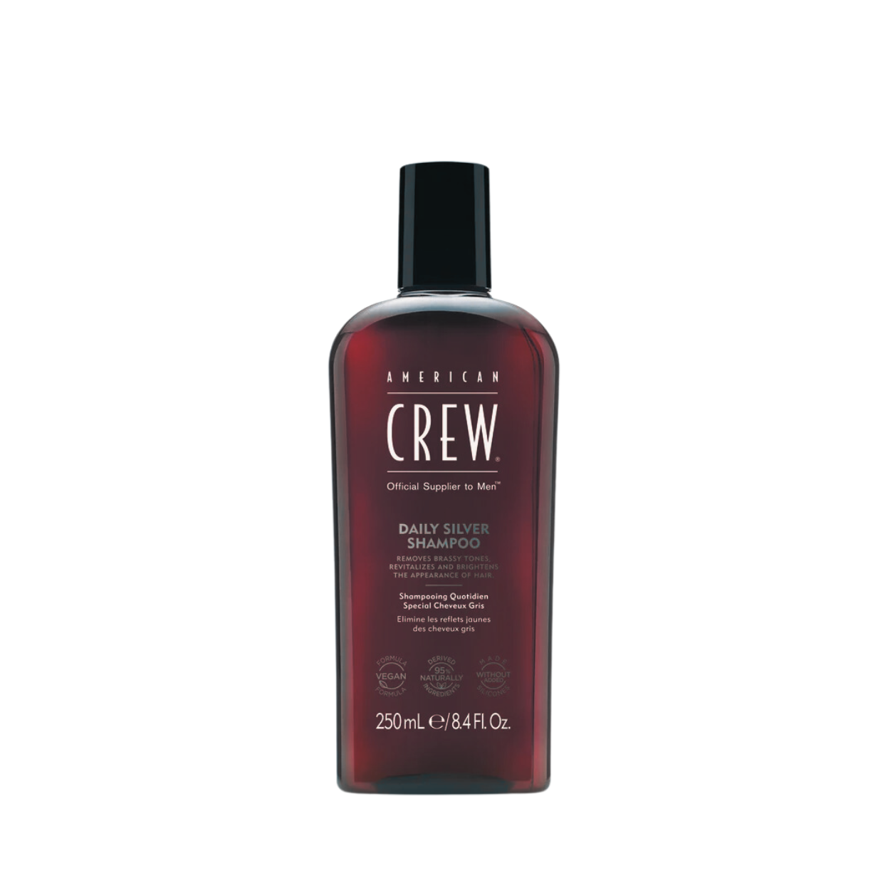 738678001585 AMERICAN CREW DAILY SILVER SHAMPOO 250ML - Imagen 1