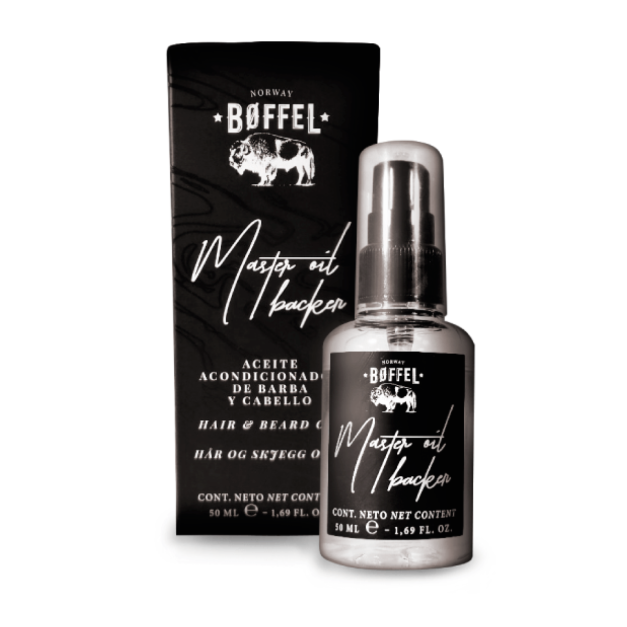 8023277131286 ACEITE ACONDICIONADOR DE BARBA Y CABELLO 50ML BOFFEL - Imagen 1