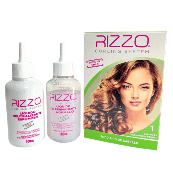 KIT LIQUIDO PERMANENTE RIZZO NORMAL 1 100ML