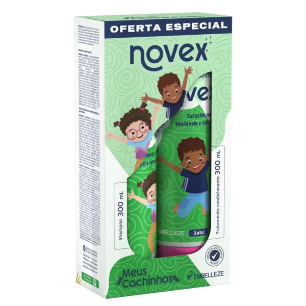 KIT SHAMPOO+ACONDICIONADOR MEUS CACHINOS 300G NOVEX