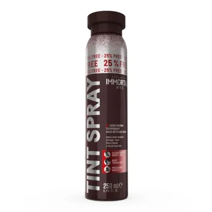 IMMORTAL NYC TINTE SPRAY TEMPORARY DARK BROWN 250ML