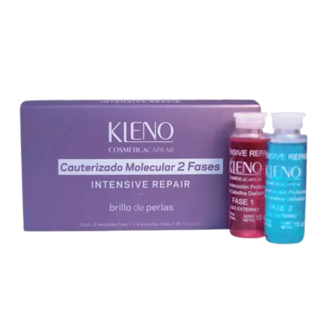 AMPOLLA INTENSIVE REPAIR 2 FASES 6 X 15ML KLENO AMPOLLA INTENSIVE REPAIR 2 FASES 6 X 15ML CAJA KLENO - Imagen 1