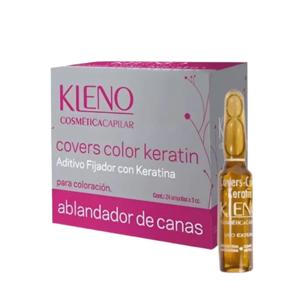 AMPOLLA COVER COLOR KERATIN ABLANDADOR 24 X 3CC KLENO