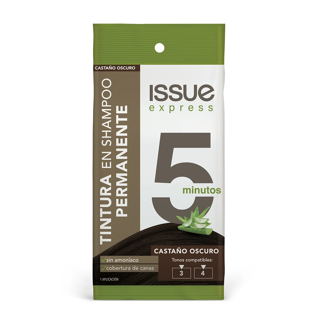 SHAMPOO COLOR ISSUE EXPRESS (CASTAÑO OSCURO) 25ML SHAMPOO COLOR ISSUE EXPRESS (CASTAÑO OSCURO) 25ML - Imagen 1
