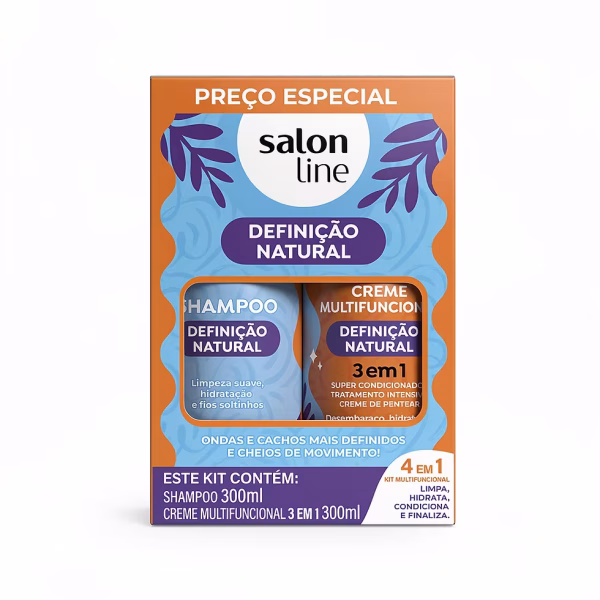 KIT DEFINICION NATURAL 300ML SALON LINE