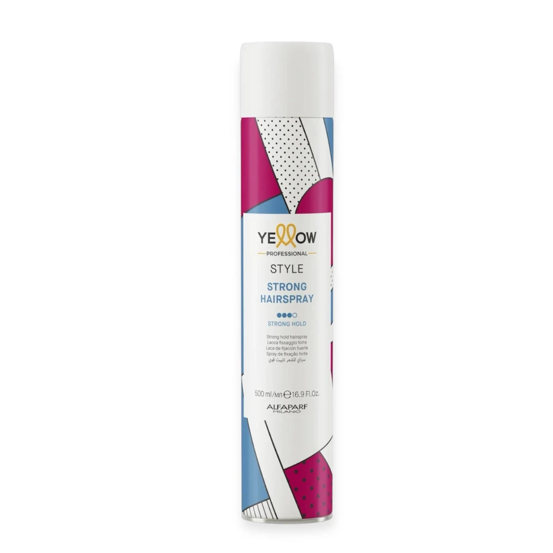 YELLOW STYLE STRONG HAIRSPRAY 500ML ALFAPARF YELLOW STYLE STRONG HAIRSPRAY 500ML ALFAPARF - Imagen 1