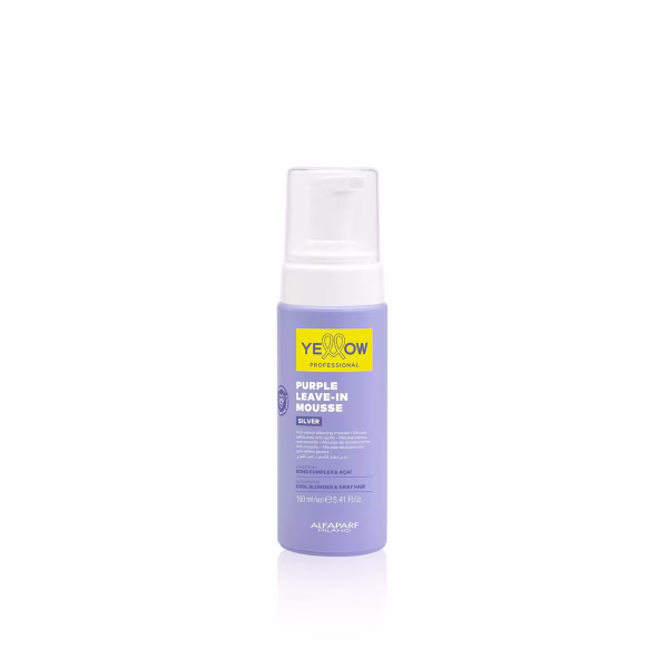 YELLOW SILVER LEAVE IN MOUSSE MATIZADOR 160ML ALFAPARF