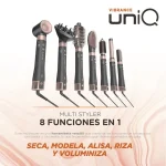 CEPILLO SECADOR UNIQ GAMA MULTISTYLER VIBRANCE (8 Accesorios) - Imagen 3