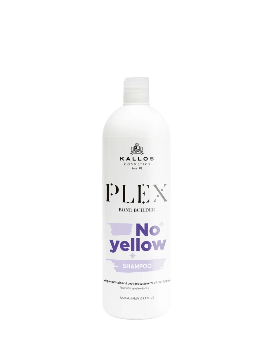 KJMN PLEX NO YELLOW SHAMPOO 1000ML KALLOS KJMN PLEX NO YELLOW SHAMPOO MATIZADOR 1000ML KALLOS - Imagen 1