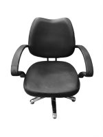 SILLA DE PELUQUERIA NEGRA ITEM A055 GLOBAL CARE