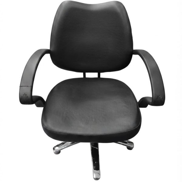 SILLA DE PELUQUERIA NEGRA ITEM A055 GLOBAL CARE